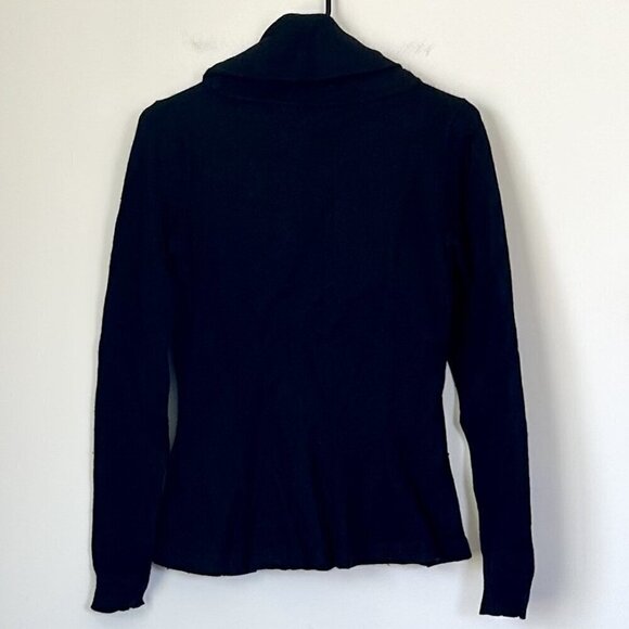 Ralph Lauren Black Cowl Neck Cashmere Blend Sweater - Size: Medium - Picture 5 of 6